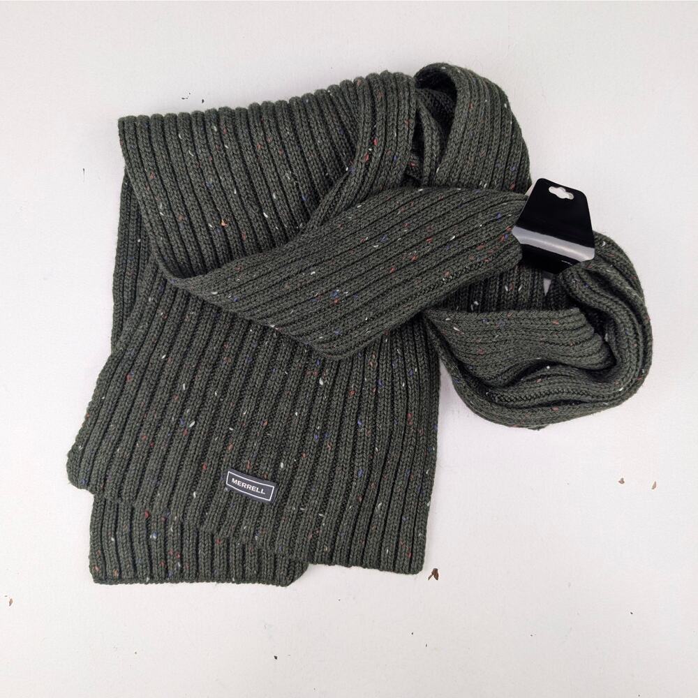 Merrell Unisex Dark Green Flecked Neck Scarf